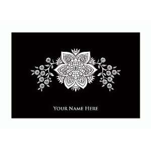  Personalized Stationery Note Cards with French Floral 
