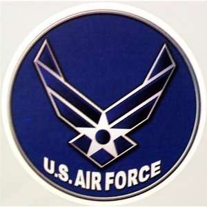  DEC 089 Airforce Stripes Full Color 6 in. Decal: Kitchen 