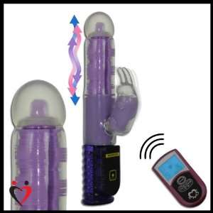 Rabbit Vibrator Wave of Passion Remote Control Bull Nose Purple