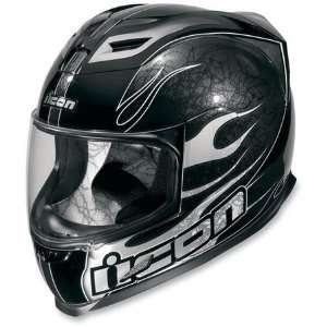  Icon Airframe Claymore Full Face Helmet X Small  Black 