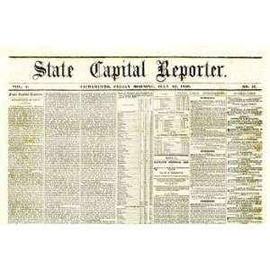   Complete Original Historic Newspaper   Wild West Era 
