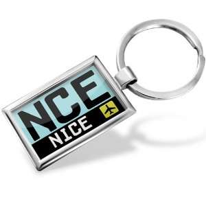  Keychain Airport code NCE / Nice country: France   Hand 