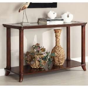  Westerville Sofa Table in Cherry Wood Finish: Home 