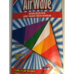  Rainbow AirWave Delta Kite Toys & Games