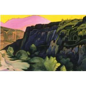  Post Card Nicholas Roerich (Ajanta Rock Temples, 1938 