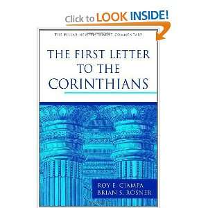  The First Letter to the Corinthians (Pillar New Testament 