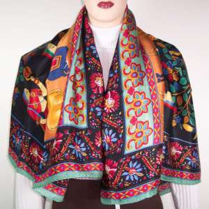 New Satin Silk square shawl scarf wholesale LOT 10  