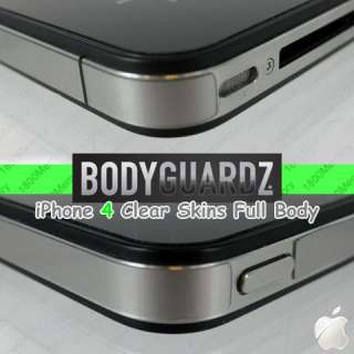 GENUINE Bodyguardz Clear Skins Full Body Protection Dry Apply fo Apple 