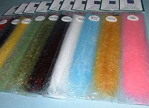 Fly Tying STEVE FARRARS SF Fiber Flash Blend Fishient Just Add H2O 