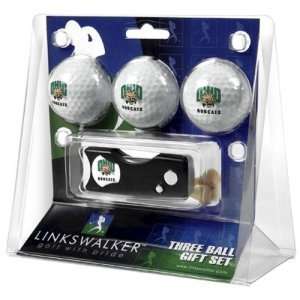  Ohio Bobcats NCAA 3 Golf Ball Gift Pack w/ Spring Action 