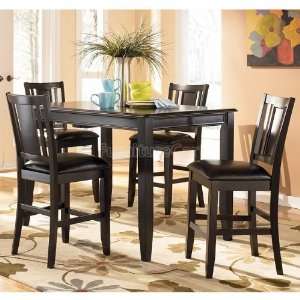  Ashley Furniture Carlyle Counter Height Dining Room Set 