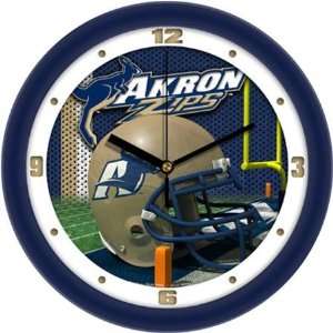  Akron Zips UA NCAA Football Helmet Wall Clock: Sports 