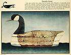 1932 print canada goose barber decoy game waterfowl john whittaker