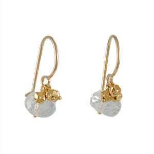  CATHERINE WEITZMAN  Aqua Rondelle Earrings Jewelry