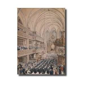  Councillors In The Church Of St Nicholas 1808 Giclee Print: Home