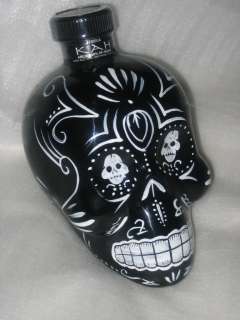 KAH Tequila Anejo Bottle Hand Painted.Very Unique.  