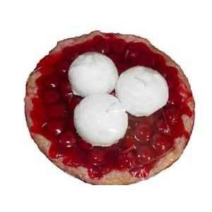  9 Inch Cherry Alamode Pie Candle
