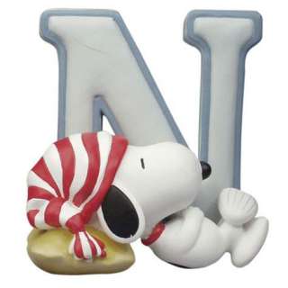 8584 Peanuts Alphabet Letter N, Snoopy Napping  