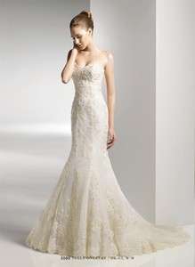 white/ivory Wedding dress Custom Size 4 6 8 10 12 14 16 18 20 22 
