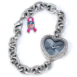 Gametime Dallas Cowboys Breast Cancer Awareness Heart Watch  Nflshop 