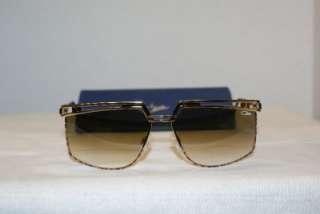 New Cazal Brown & Gold Sunglasses Mod. 957 & Case  