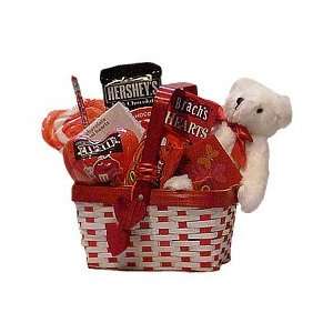 Happy Valentines Day Gift Basket: Grocery & Gourmet Food