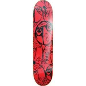  Given Empty Pockets Red Skateboard Deck   8.25 x 32.5 