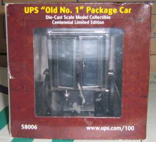Norscot 1/18 Silver UPS Old No.1 Delivery Truck #58006  