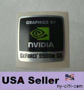 nVIDIA GeForce 9500m GS Sticker Badge/Logol/Label A85  