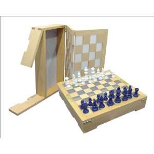  12 Chess Set   Unique Foldable Gameboard Toys & Games