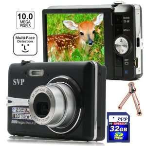   ISO 1000 Digital Camera (SVP 32GB SDHC Memory Card & Tripod Included