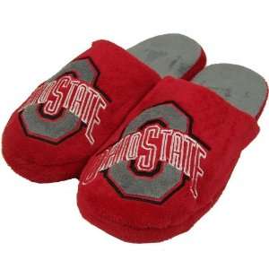  OHIO STATE BUCKEYES OFFICIAL LOGO PLUSH SLIPPERS SIZE L 