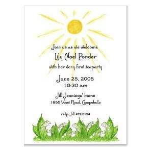    Lilies of the Valley Party Invitation