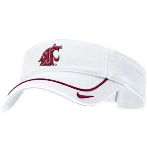  Nike Washington State Cougars White Swoosh Visor Sports 