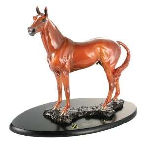   Man O War Race Horse Sculpture, 12 Inch Long, Limited Edition: Home