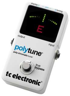 TC Electronics Polytune Poly Chromatic Tuner Pedal  
