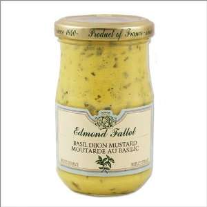 Edmond Fallot Dijon Mustard with Basil (7 ounce)  Grocery 