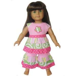    Spring Rumba Doll Outfit Fits American Girl Dolls: Toys & Games
