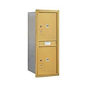    Alone Parcel Locker   2 PL5s   Gold   Rear Loading   USPS Access