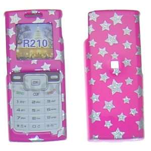  Samsung R210 Hot Pink With Silver Stars Crystal Case 