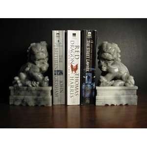 Chinese Lion Bookend Statue   5in