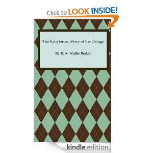   Story of the Deluge E. A. Wallis Budge  Kindle Store