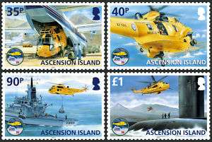 Ascension Is 2011 Search & Rescue 4v set MNH  