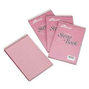  New Pastel Steno Book Gregg Rule 6 x 9 Dusty Rose Case 