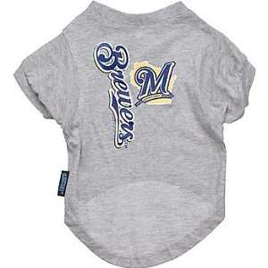    Milwaukee Brewers MLB Pet T Shirt, Small