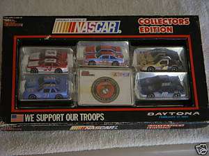 NASCAR WE SUPPORT OUR TROOPS RACING CHAMPIONS 1:64 SET  