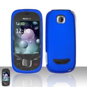  Nokia 7230 Rubberized Blue HARD PROTECTOR COVER CASE SNAP 