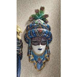   Marie Carnival Ornamental Venetian Mask Wall D?cor: Home & Kitchen