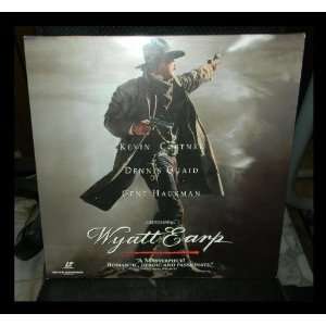  Wyatt Earp Laserdisc: Kevin Costner, Dennis Quaid, Gene 