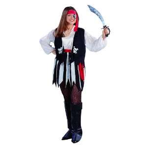  Adult Plus Size Pirate Lady Costume Size (16 20 